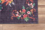 Conceptum Alfombra Soul Chenille Black AL 322 150 x 230 cm 100% Poliéster Lavable a Máquina
